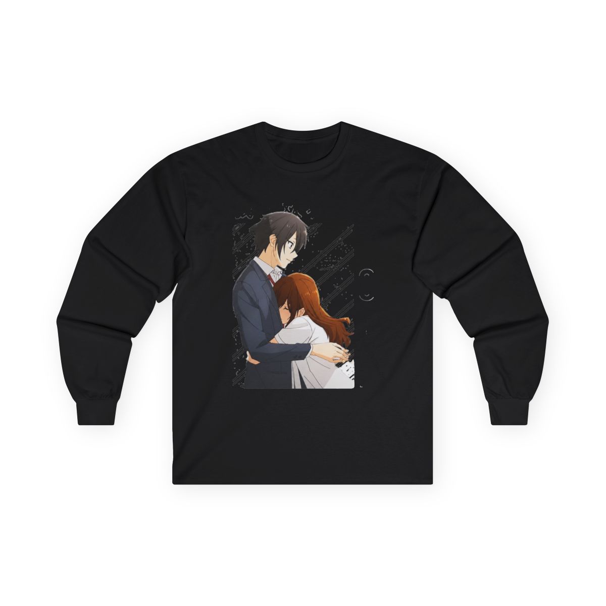 Japan Anime Horimiya Izumi Miyamura Hug Kyouko Hori Long Sleeve Men Manga Printed Hooded Long Sleeve Pullover